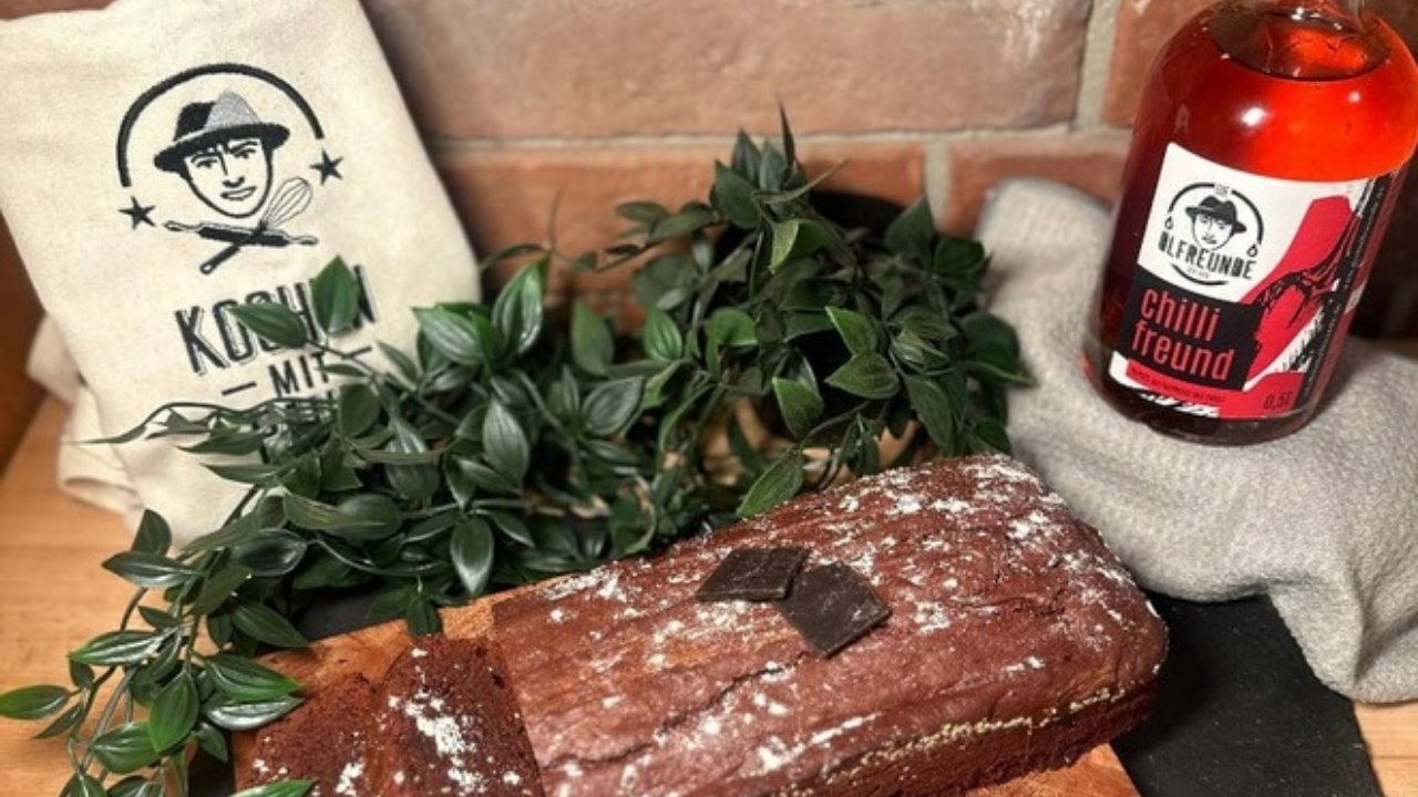 Opis Chili-Schokokuchen mit Chilifreund