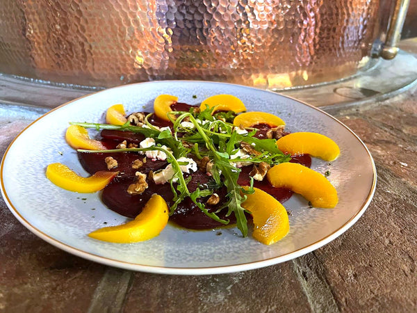 Rote-Bete-Carpaccio mit Kräuterfreund