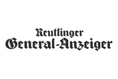 Das Logo der Reutlinger General Auszeiger in dunkelgrauer Farbe.