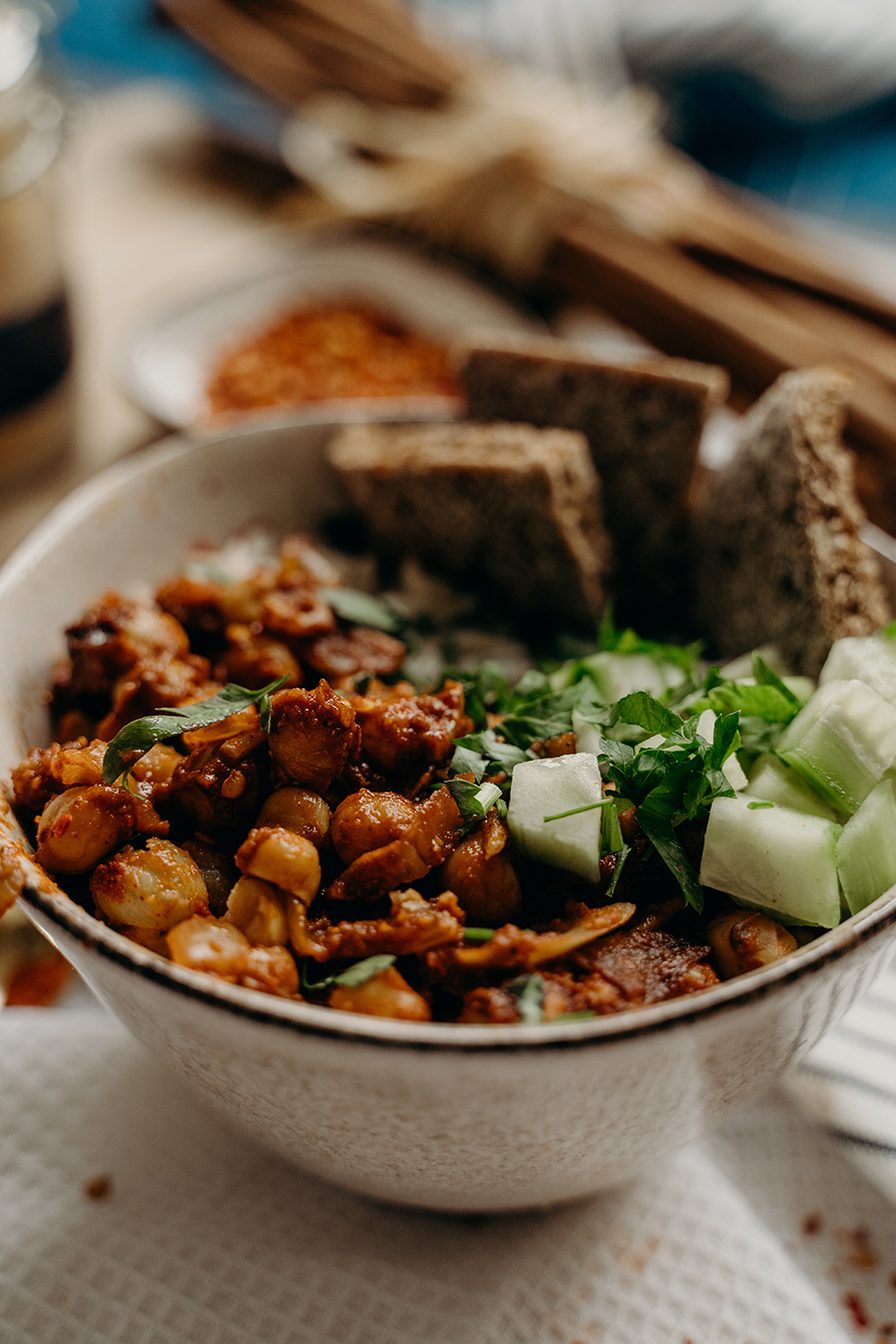 Kichererbsencurry mit Schwarzkümmelfreund