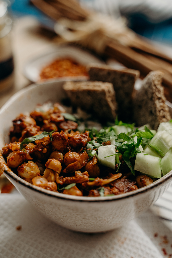 Kichererbsencurry mit Schwarzkümmelfreund