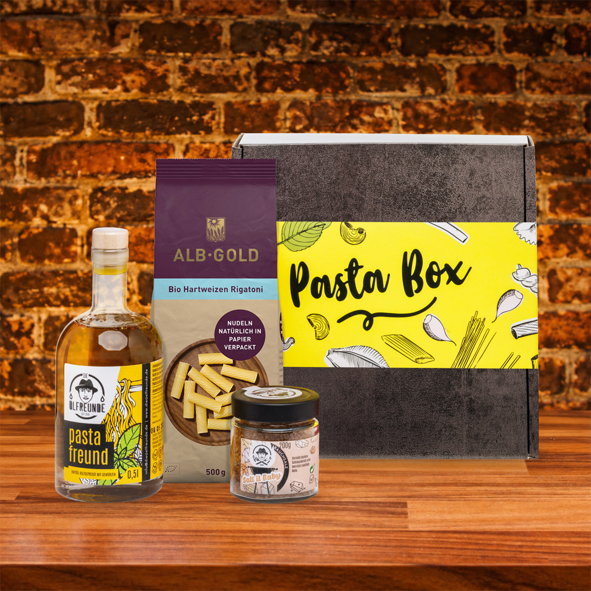 Geschenkset Pastabox von Die Ölfreunde – Stimmungsbild