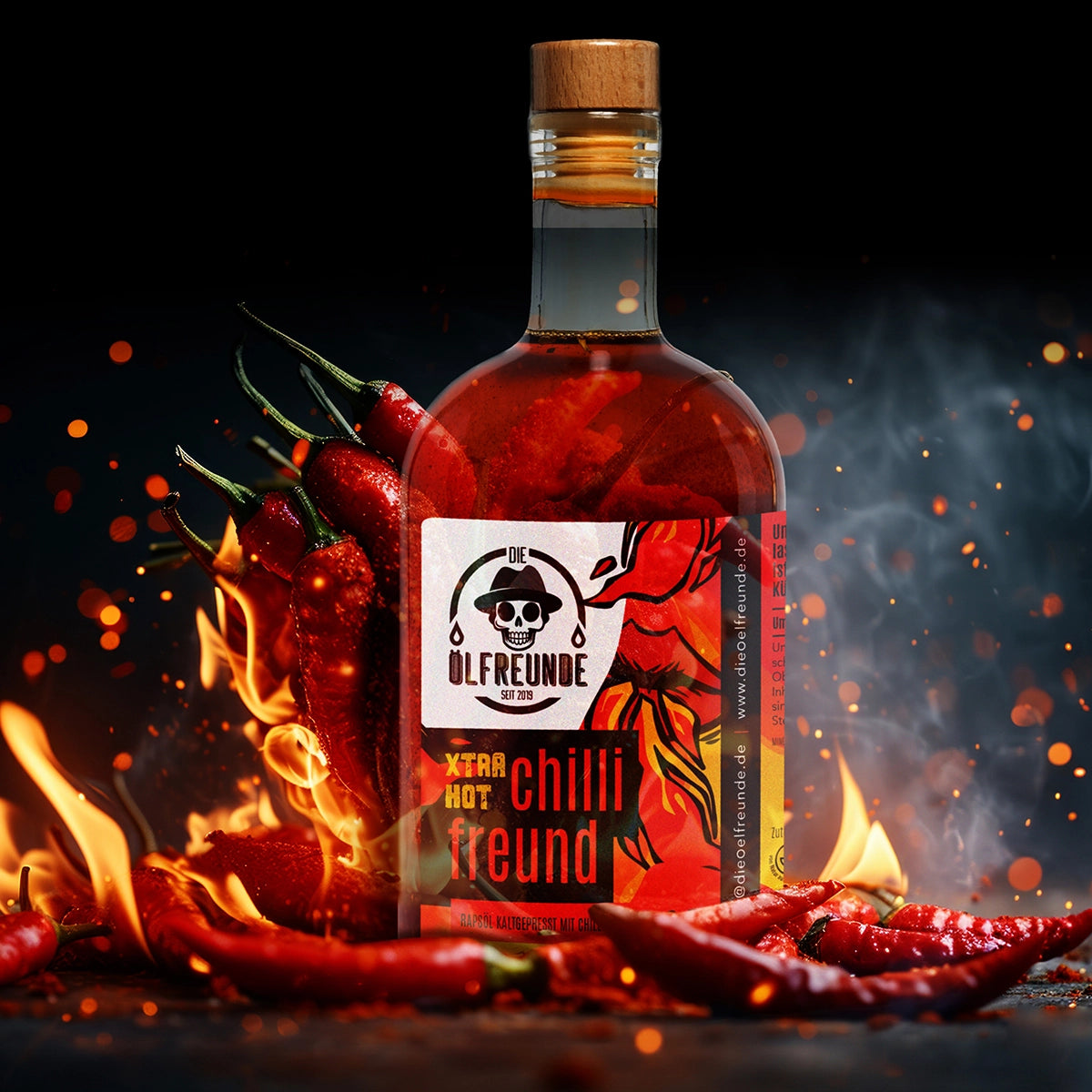 Chilli Rapsöl X-Dream Chillifreund 0,5l - extra scharf